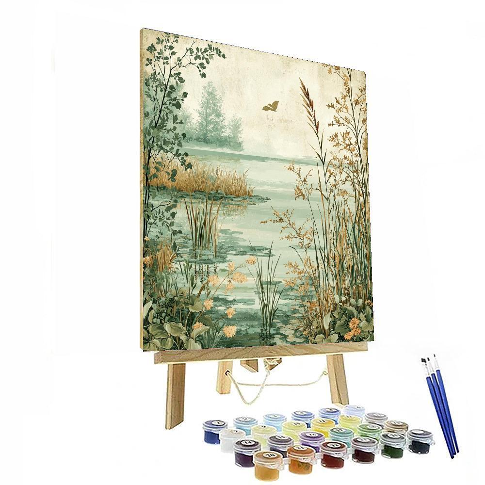 Leonardo Da Vinci Inspired The Melody Of Nature  Paint By Numbers Art