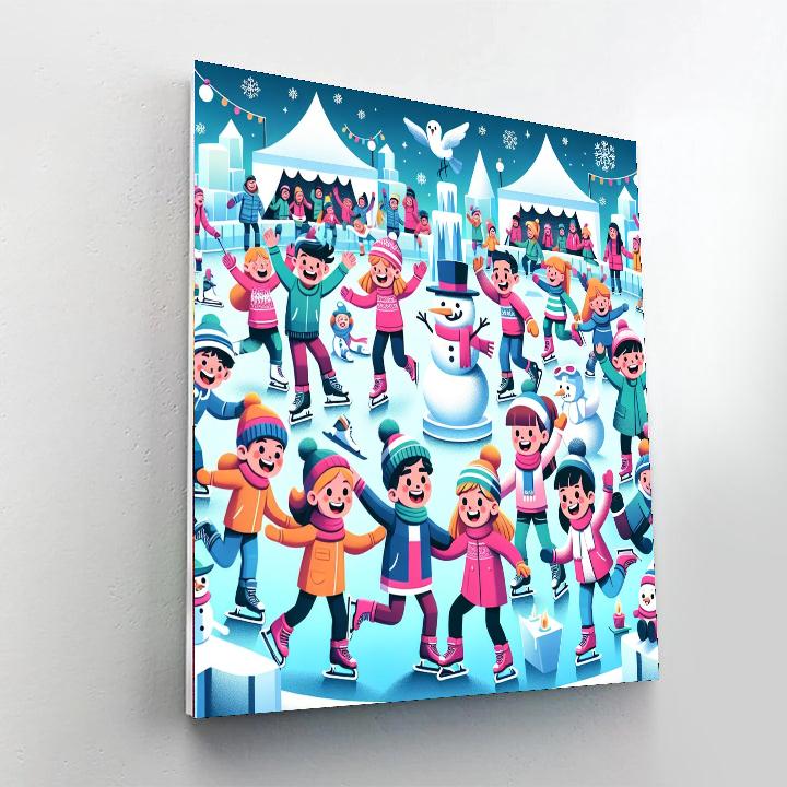 Winter Ice Festival Paint By Numbers