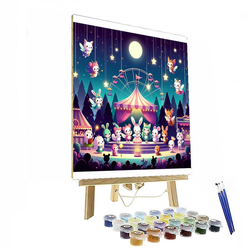 Enchanted Creature Carnival Painting By Numbers Kit