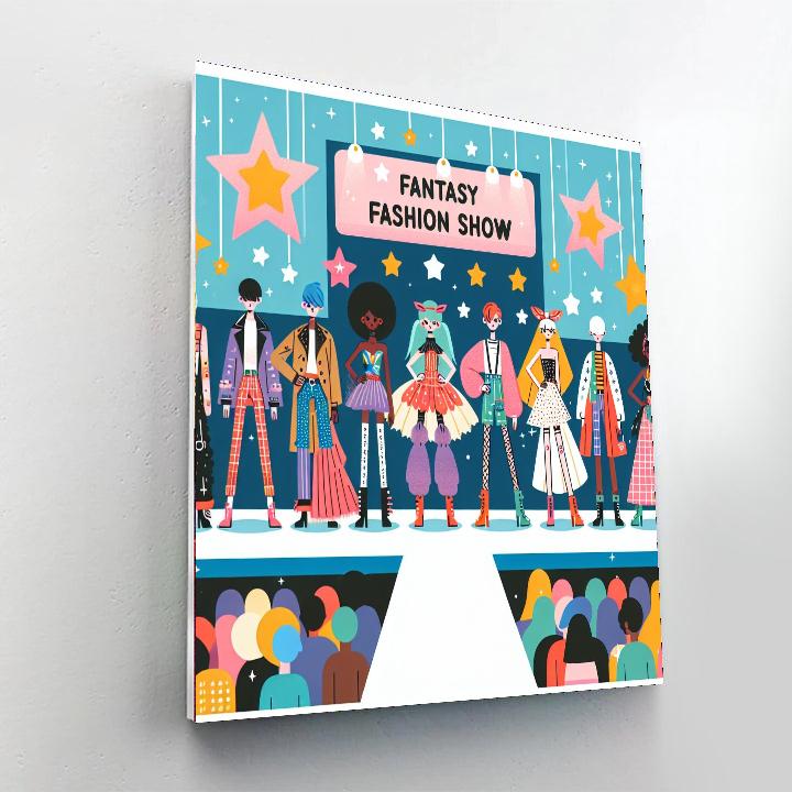 Funky Fashion Friends Painting By Numbers Kit