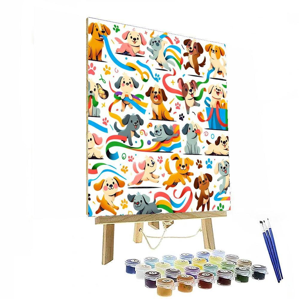 Doodle Dog Show Numbered Painting Kits