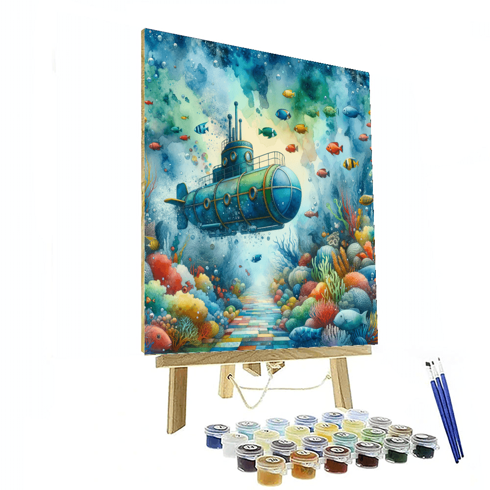 Ocean Explorer Submarine - DIY Painting By Numbers Kit – Artistry Rack