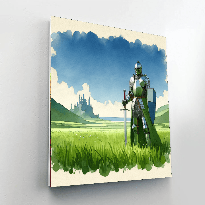 Noble Knight - DIY Painting By Numbers Kit