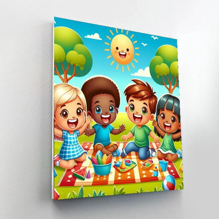 Adventurous Picnic In The Park Paint By Number