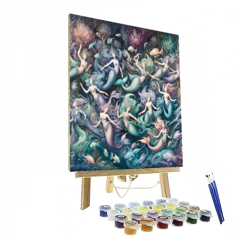 Ethereal Mermaid Realm Paint By Number