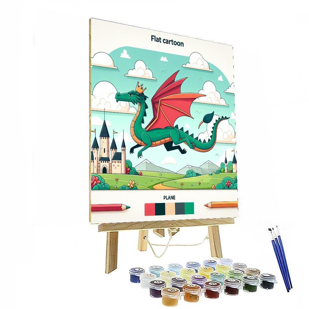 Mythical Dragon Tales Paint By Color