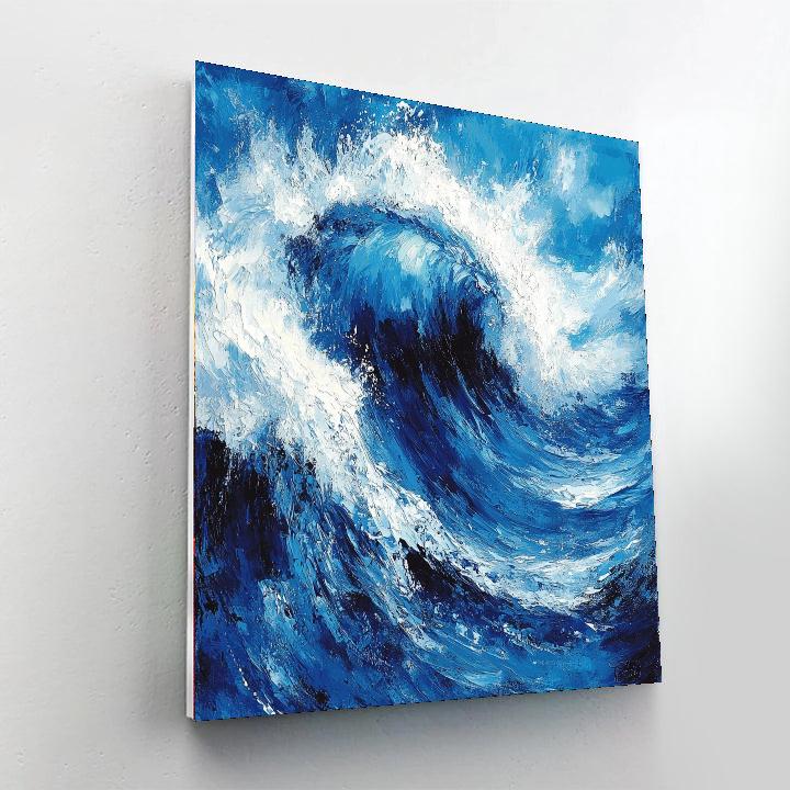 Michelangelo Inspired Eternal Ocean  Painting Number Kit