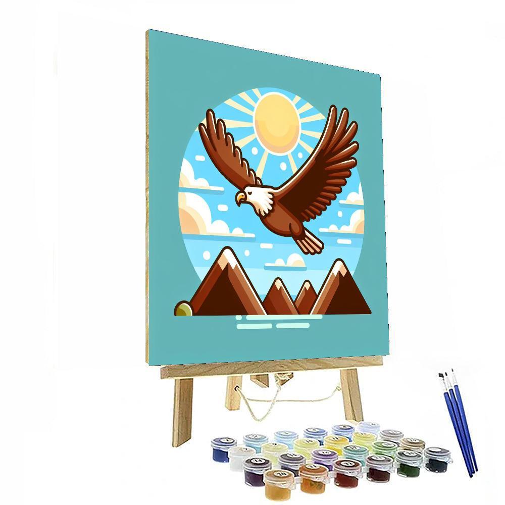Exciting Eagle Numbered Painting Kits
