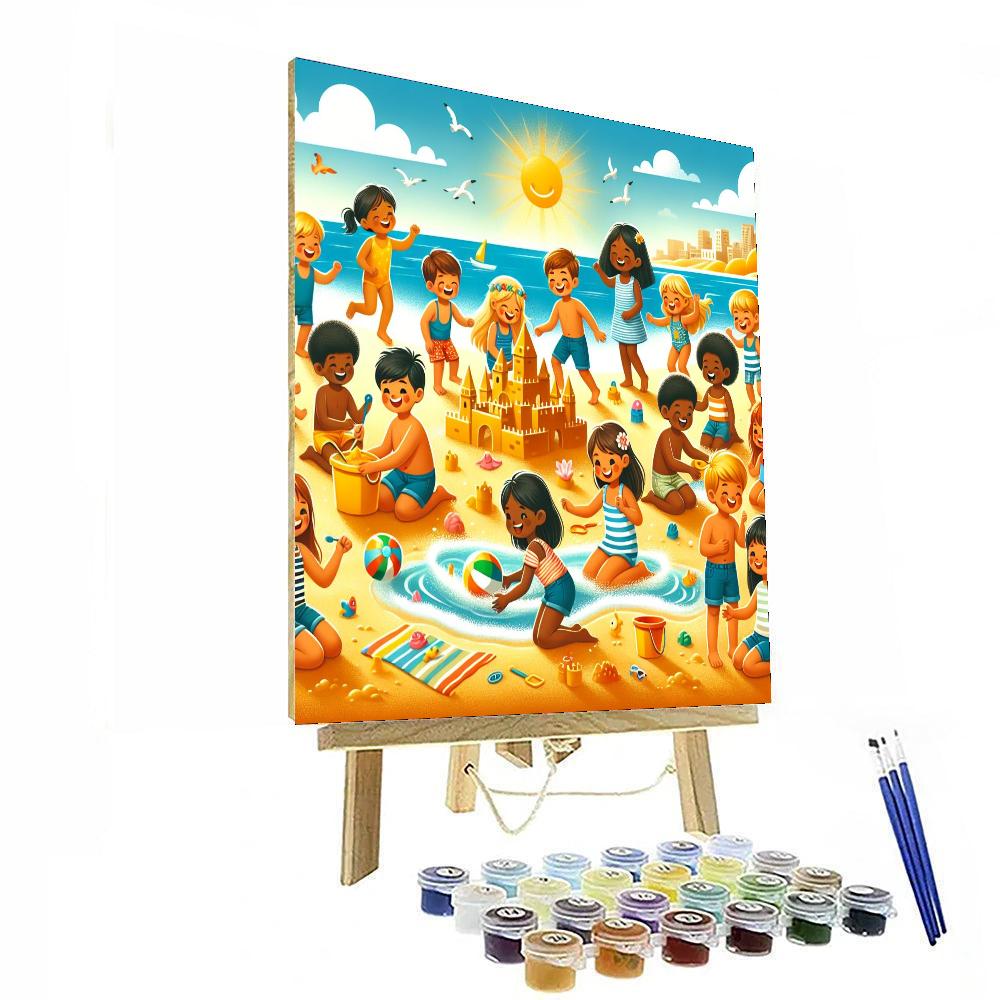 Joyful Beach Bash Numbered Painting Kits