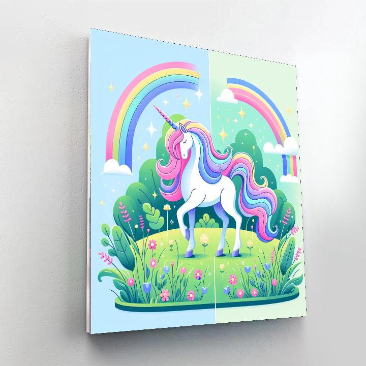 Magic Unicorn Meadow Paint By Numbers