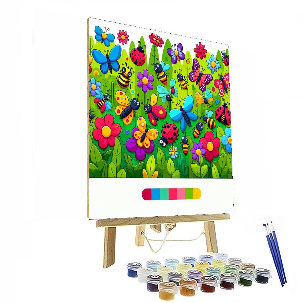 Insect World Wonders Paint By Numbers Art