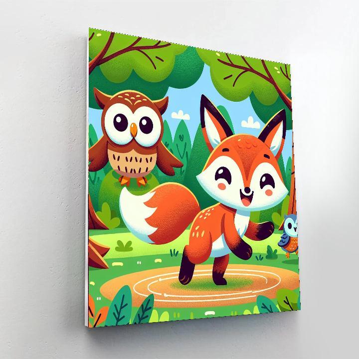 Happy Woodland Adventure Paint By Numbers Kits