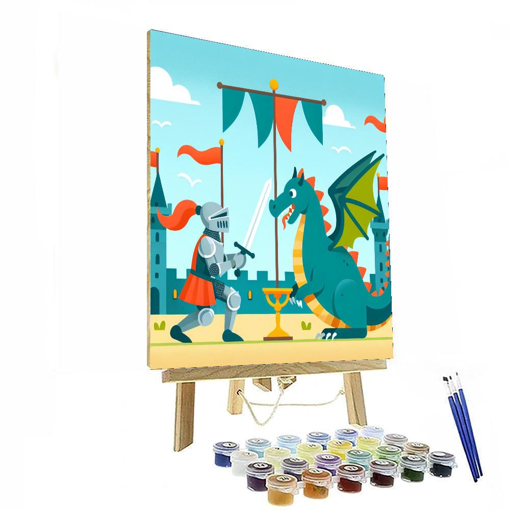 Medieval Times Tournament Paint By Number