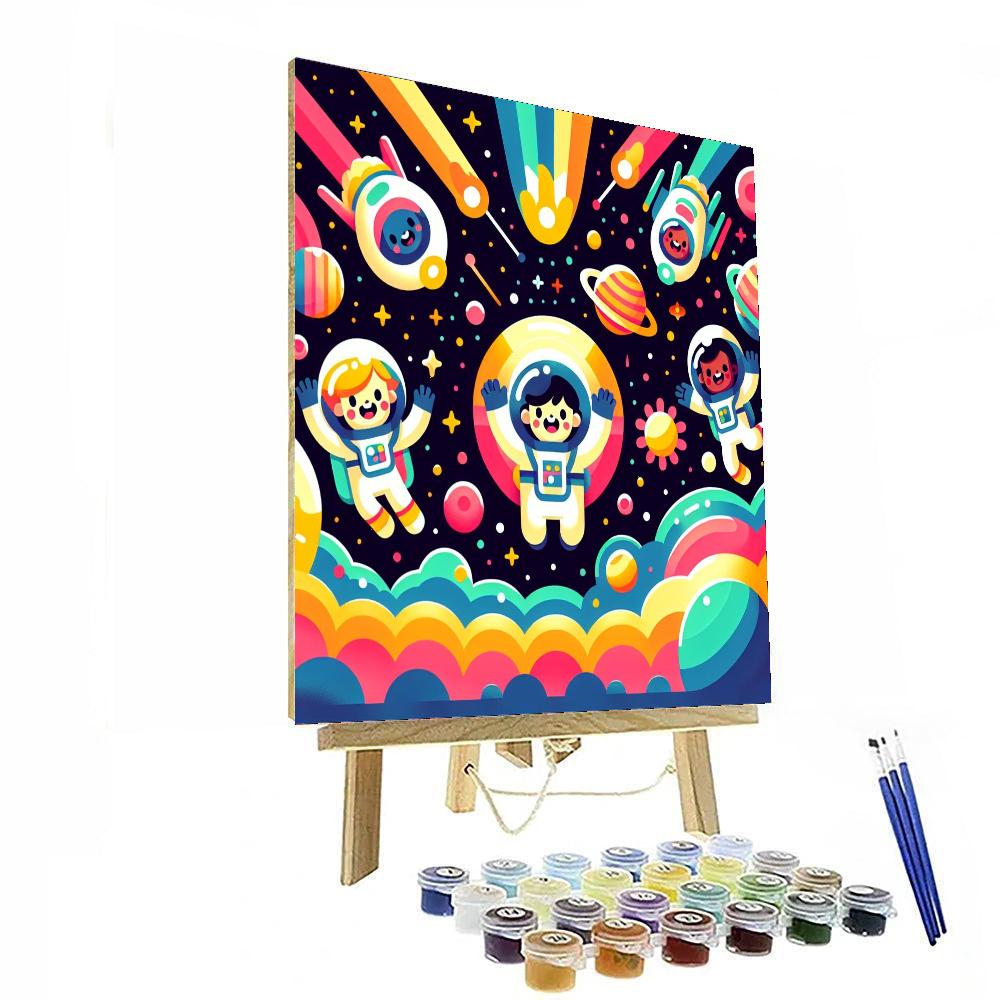 Adventures In Space Exploration Painting Number Kit