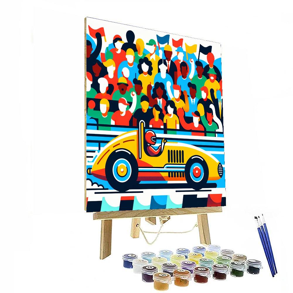Race Car Championship Painting By Numbers Kit