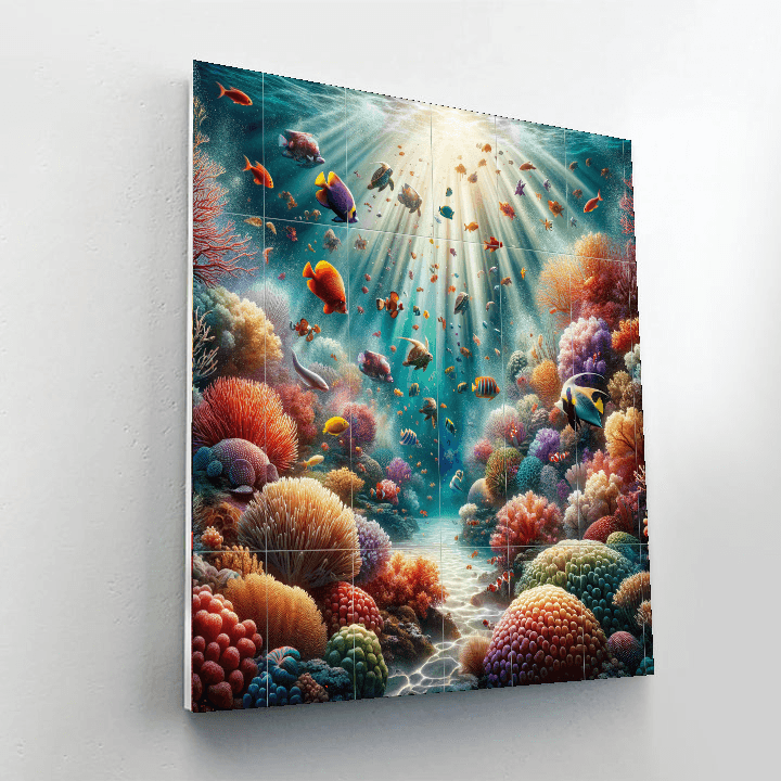 Ethereal Underwater Wonderland - DIY Painting By Numbers Kit