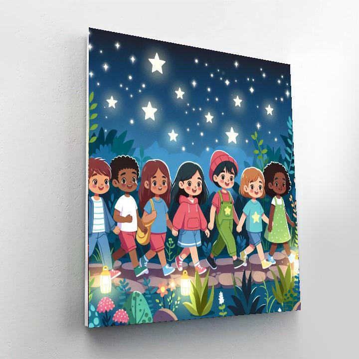 Starlit Garden Adventure Paint By Numbers Kits