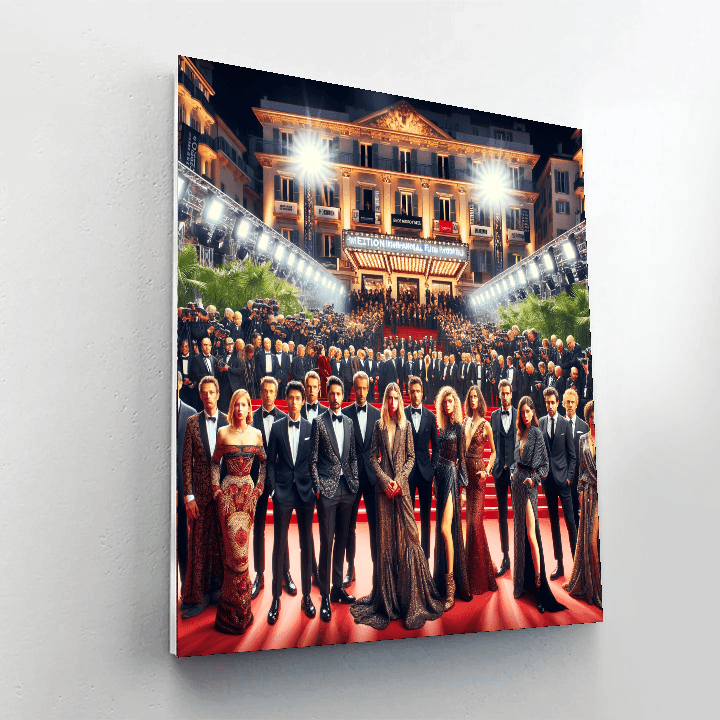 Cannes Film Festival Numbered Painting Kits