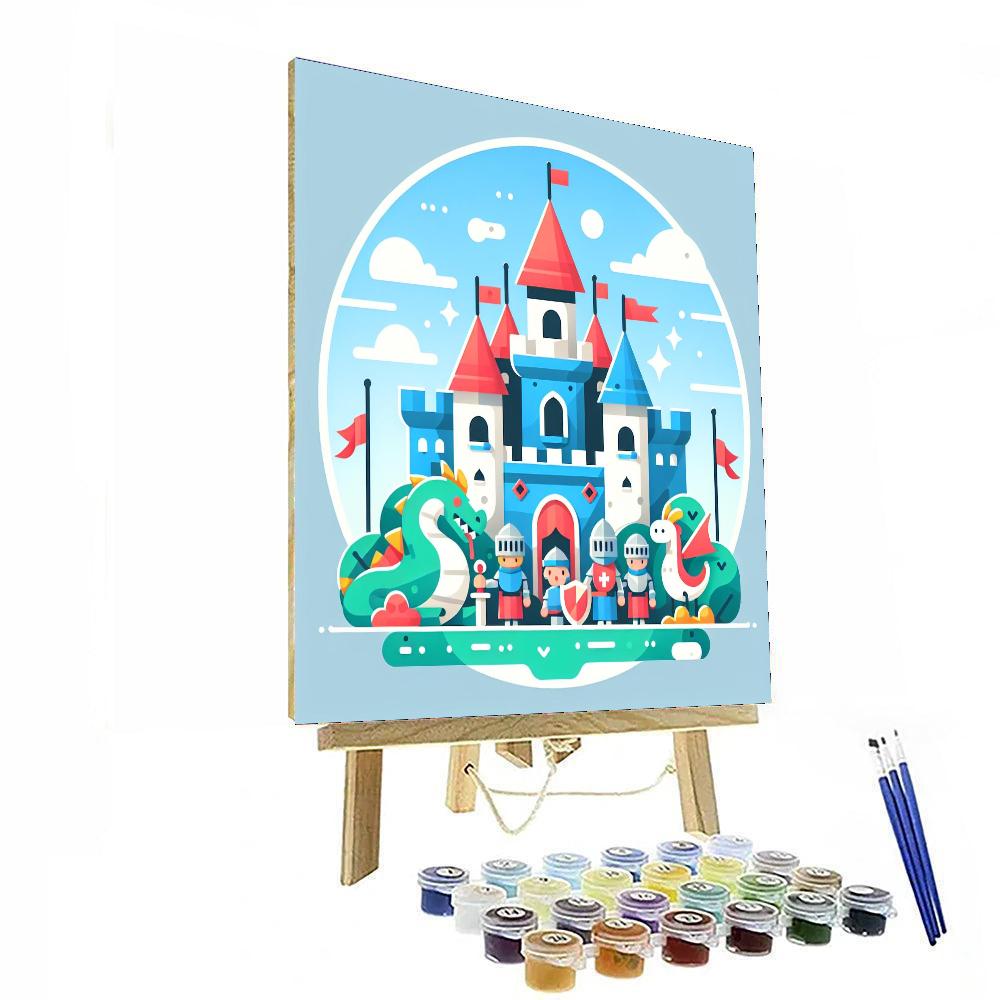 Mystery At The Castle Paint By Numbers Art