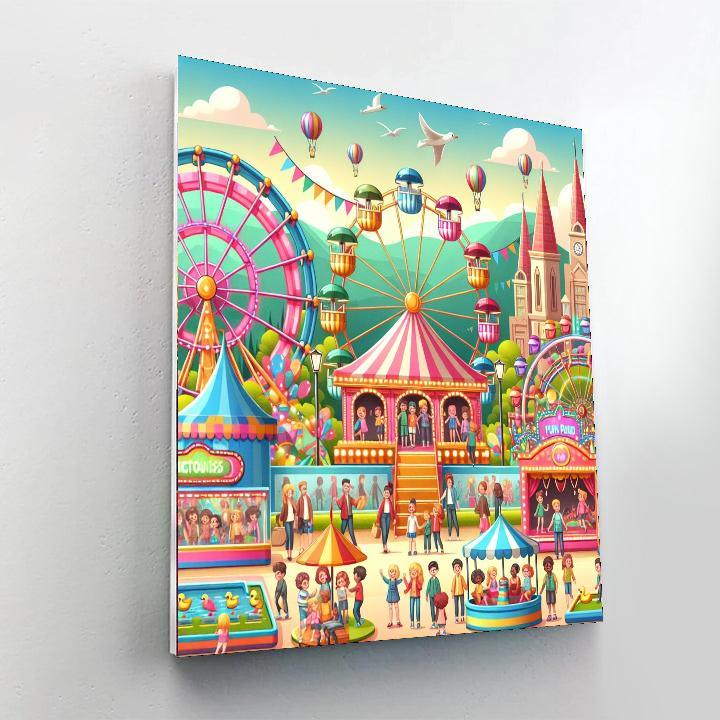 Lively Carnival Fun Paint By Numbers Kits