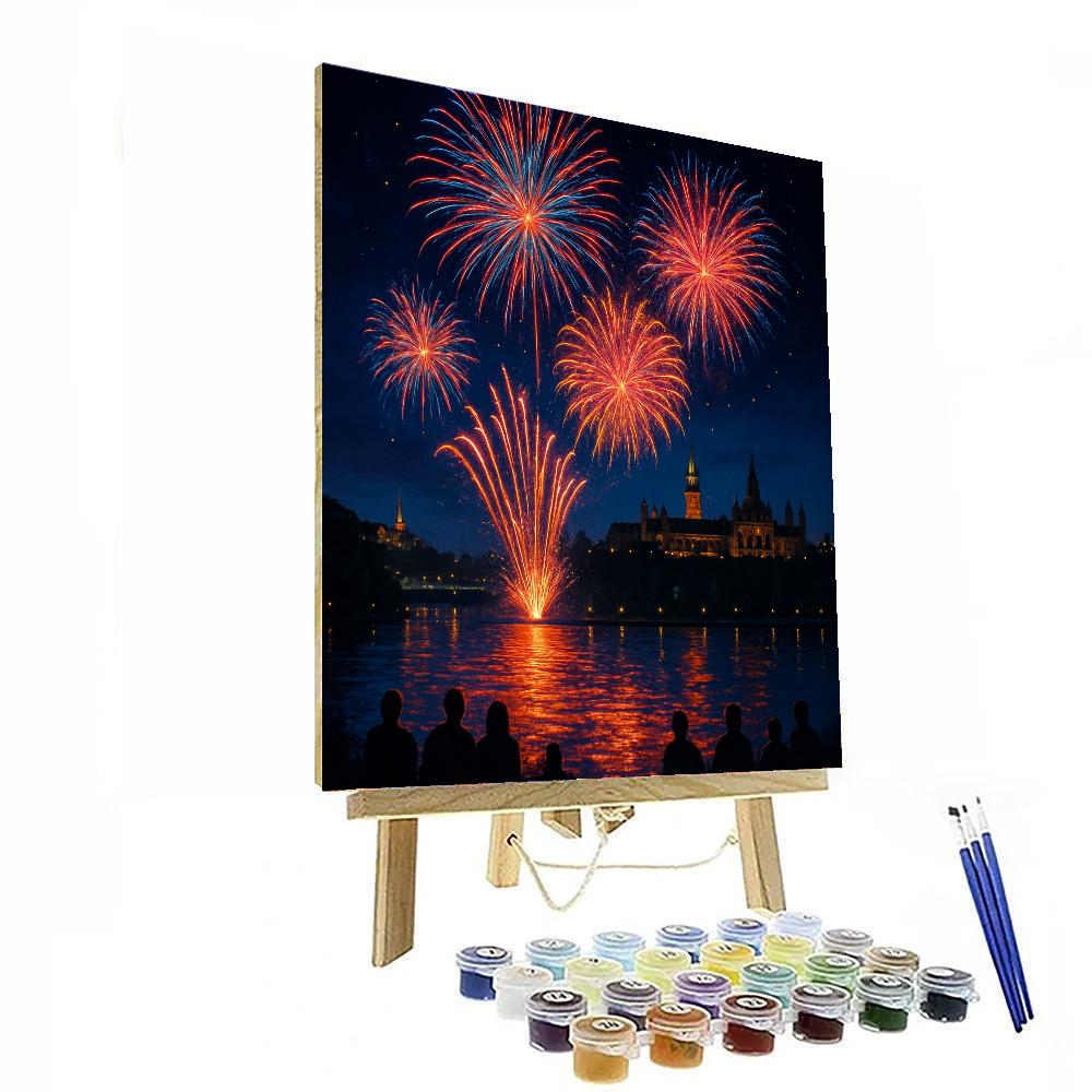 International Fireworks Festival - Ottawa, Canada DIY Paint By Numbers