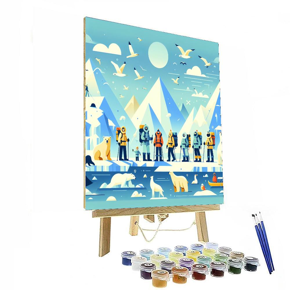 Arctic Explorers Expedition Paint By Number