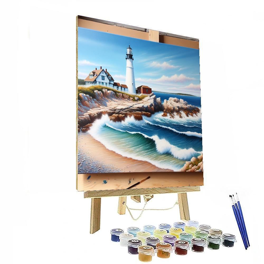 Charming Little Lighthouse Numbered Painting Kits