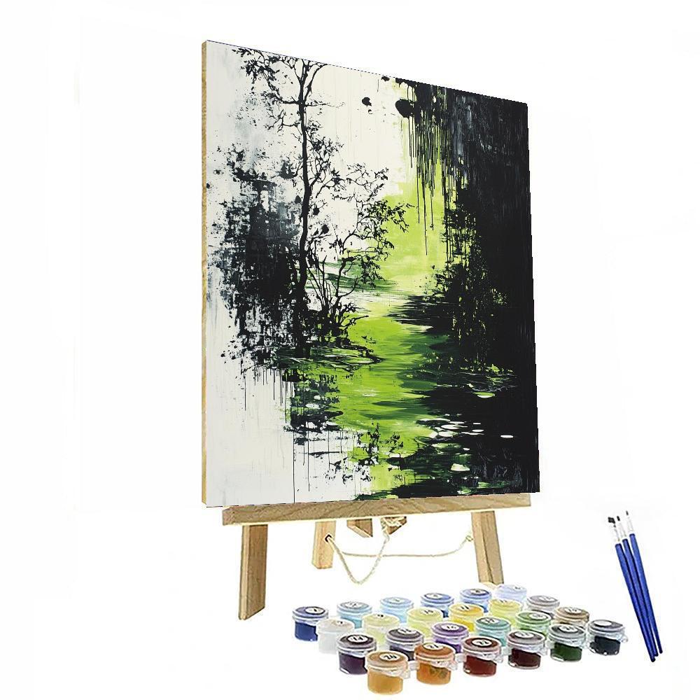 Banksy Inspired Nature's Silent Outcry  DIY Paint By Numbers