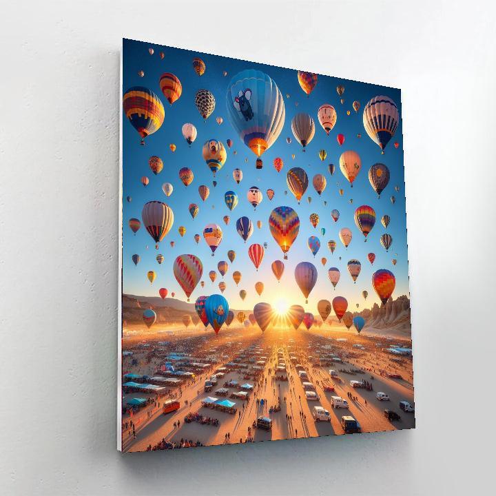 International Balloon Fiesta - Albuquerque, New Mexico, Usa Paint By Number