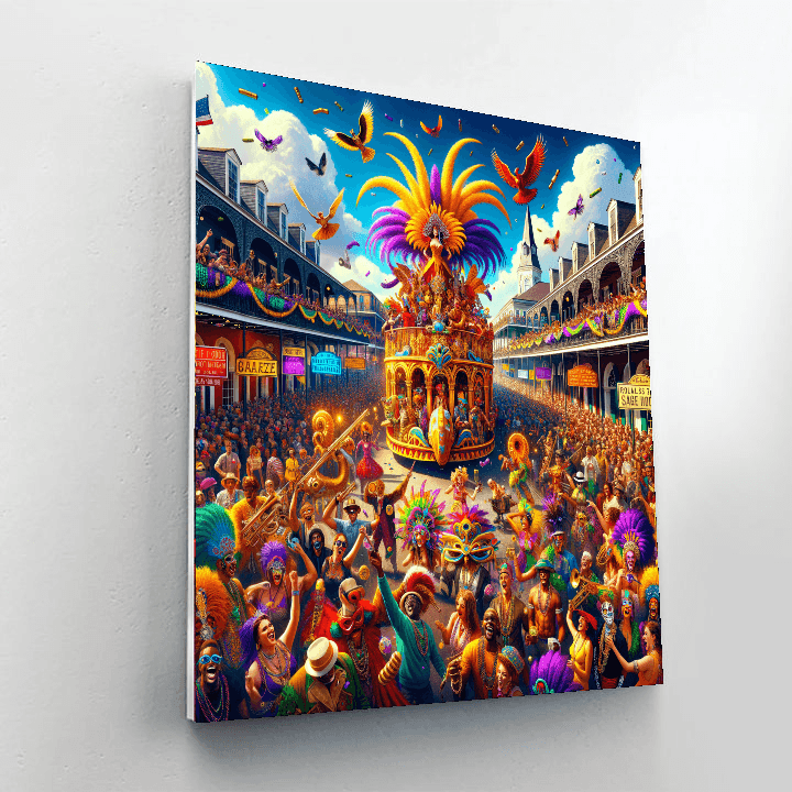 Mardi Gras - United States Paint By Number