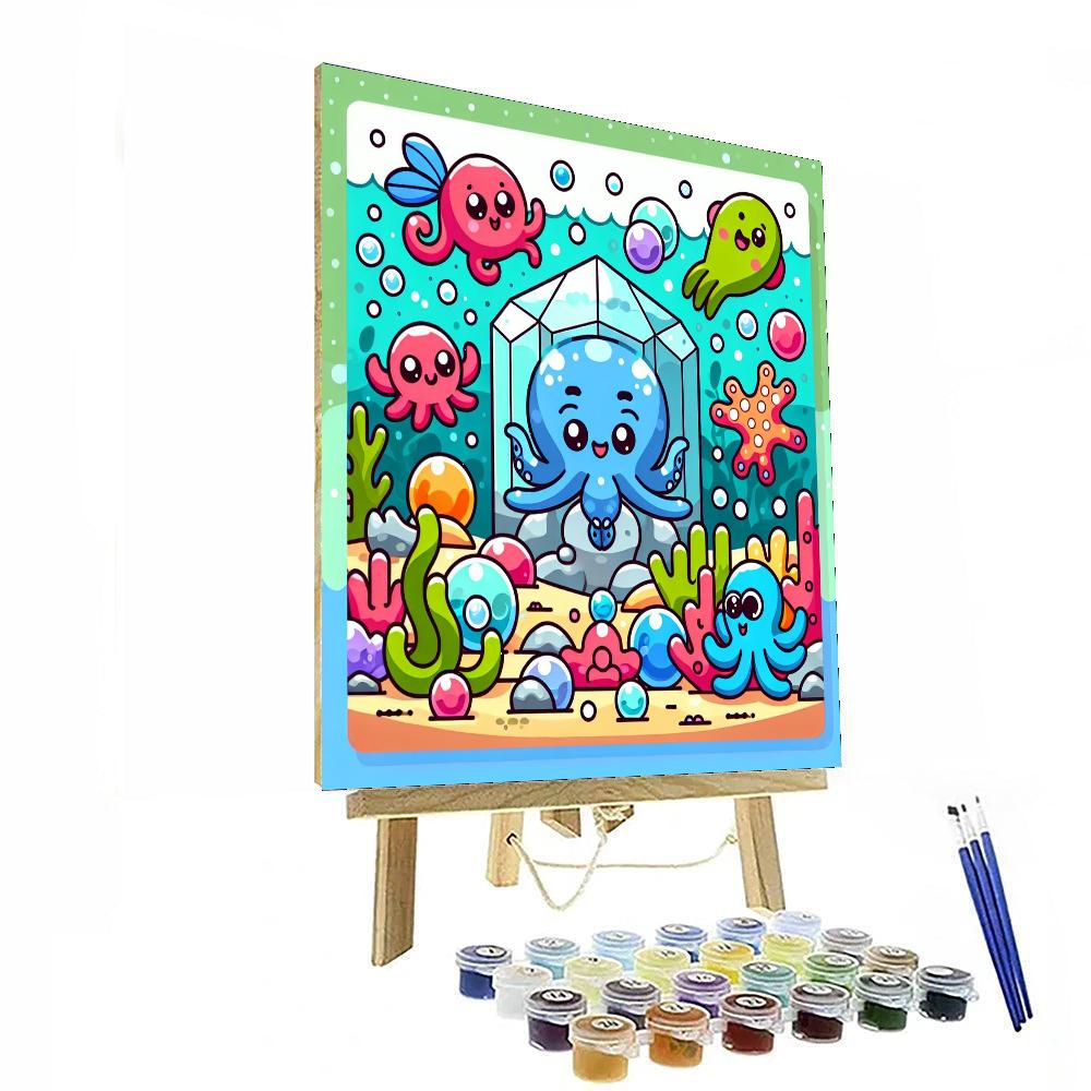 Crystalline Cove Creatures Numbered Painting Kits