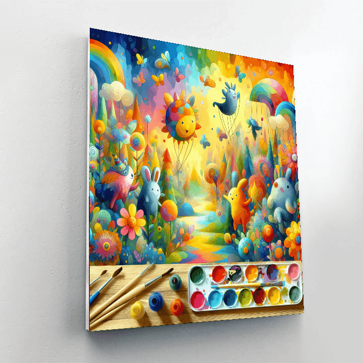 Whimsical Creatures Paint By Numbers