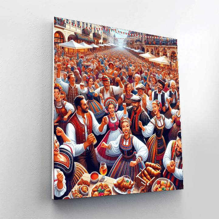 Folkore Festival - Hungary Paint By Numbers Kits