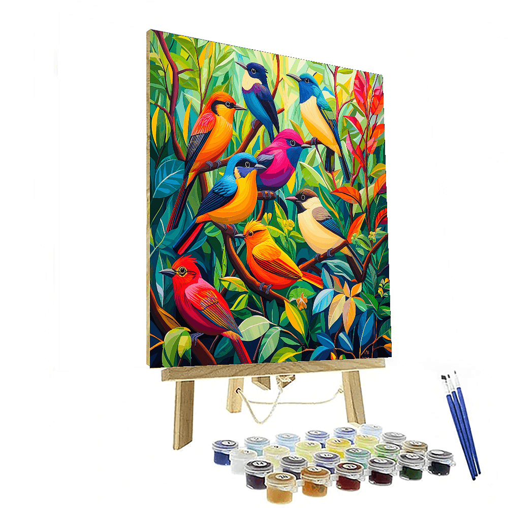 Charley Harper Inspired Wildlife Wonders  Paint By Color
