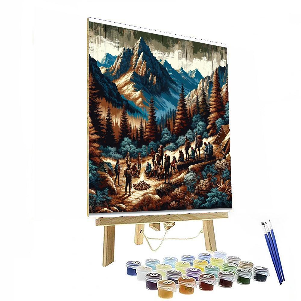 Rugged Outdoor Adventure Paint By Number