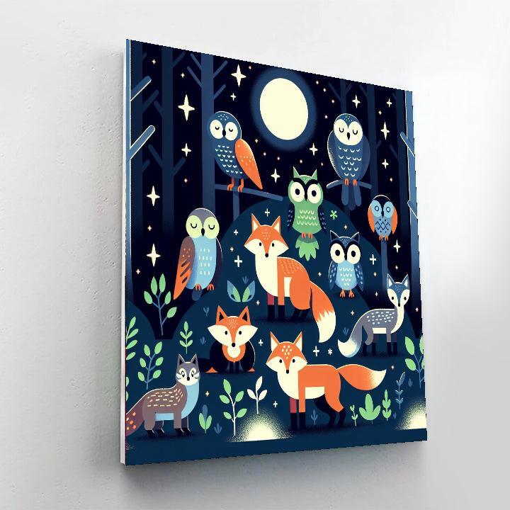Nature's Nightlight Adventure Numbered Painting Kits