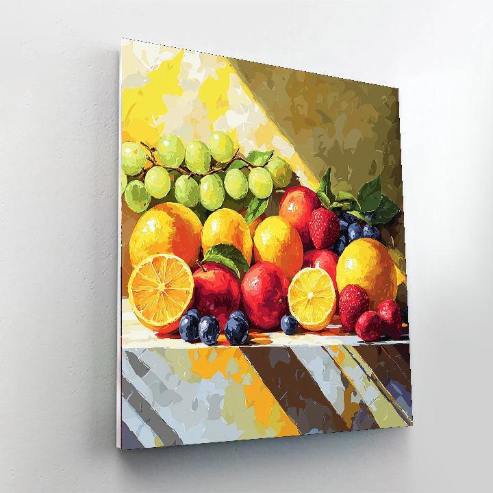 Paul Cézanne Inspired Fruitful Harmony  Painting By Numbers Kit