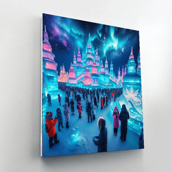 Harbin Ice And Snow Sculpture Festival Number Painting