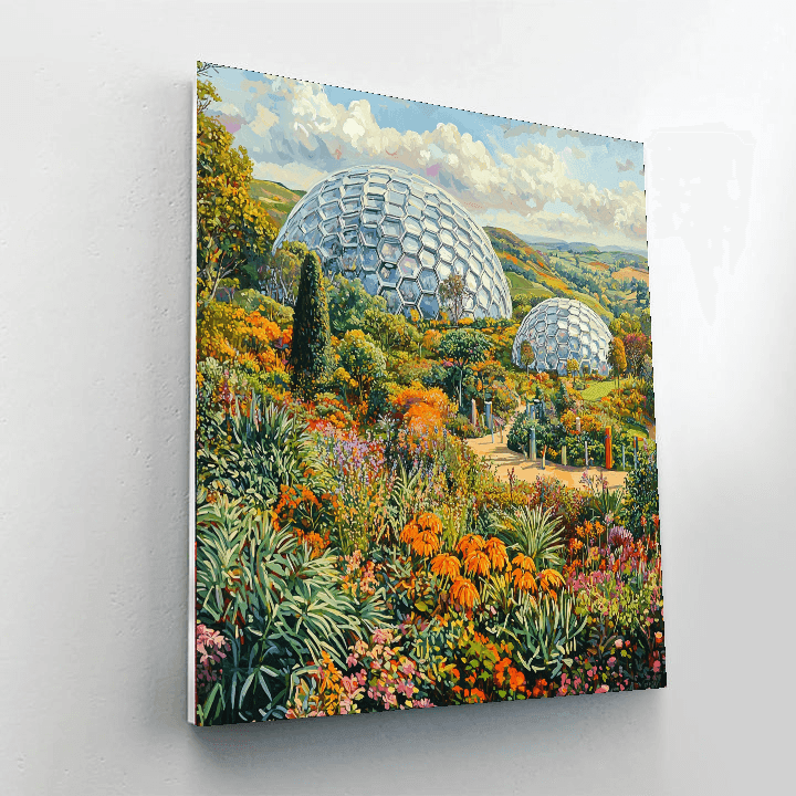 The Eden Project - Cornwall Painting Number Kit