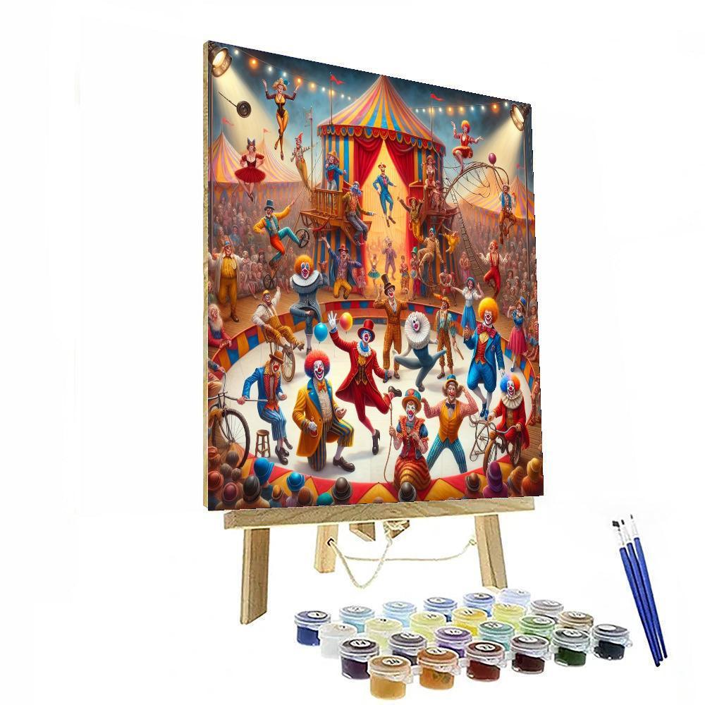 Playful Circus Fantasy DIY Paint By Numbers