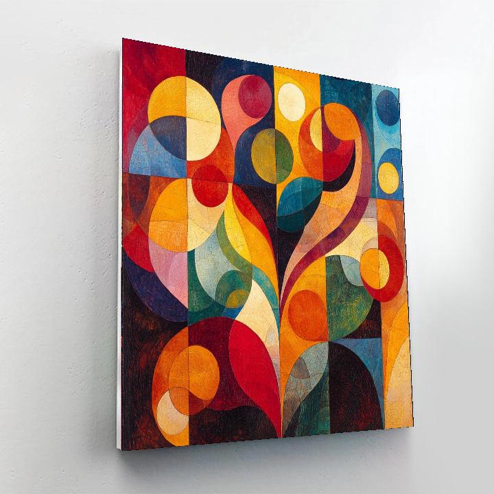 Paul Klee Inspired Vivid Whirls  Paint By Number