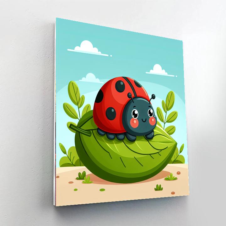 Little Ladybug Number Painting