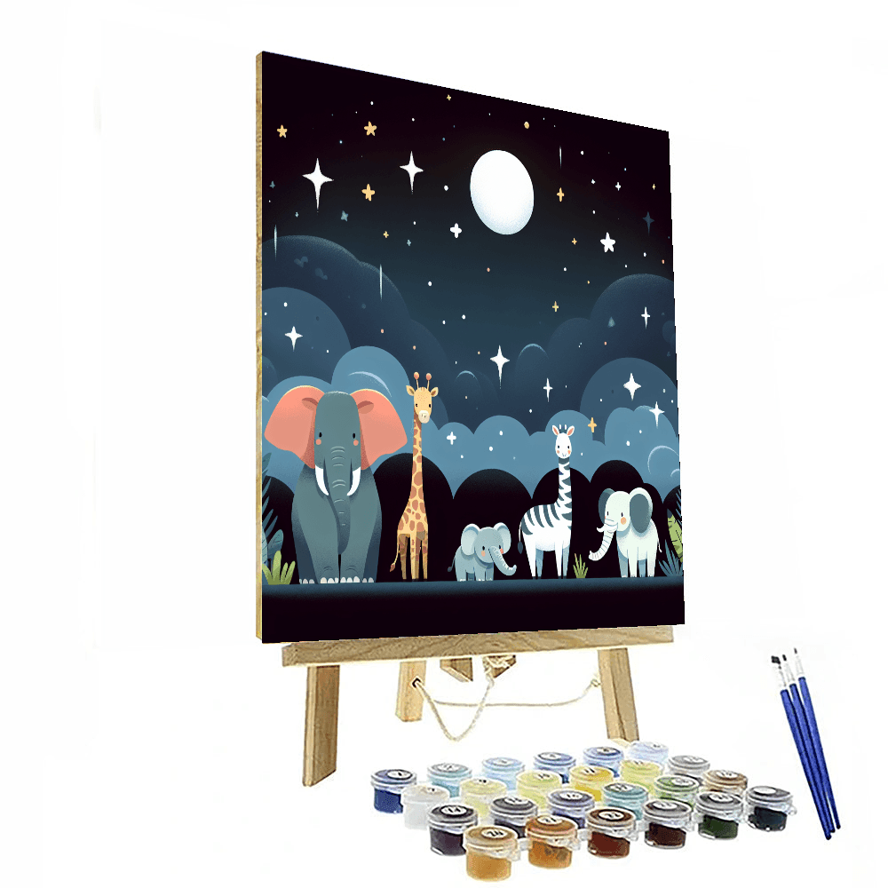 Starlight Safari Exploration Painting By Numbers Kit