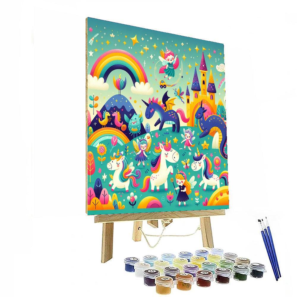 Fantasy Land Of Imagination Painting Number Kit