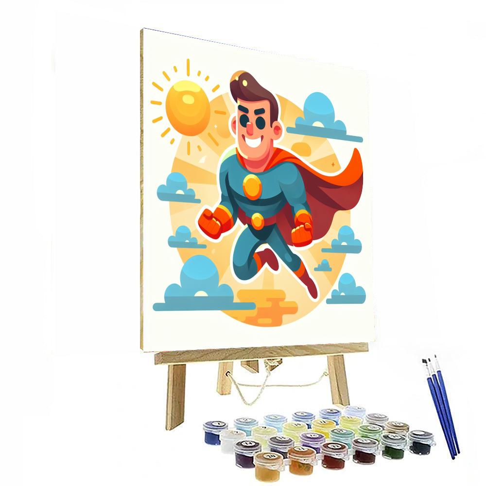 Daring Adventure Hero Paint By Color