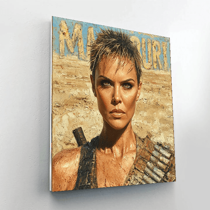 Charlize Theron: The Fierce Shieldmaiden Of Transformation Paint By Number
