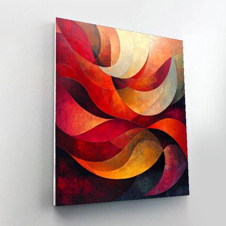 Caravaggio Inspired Rhapsody In Color  Number Painting