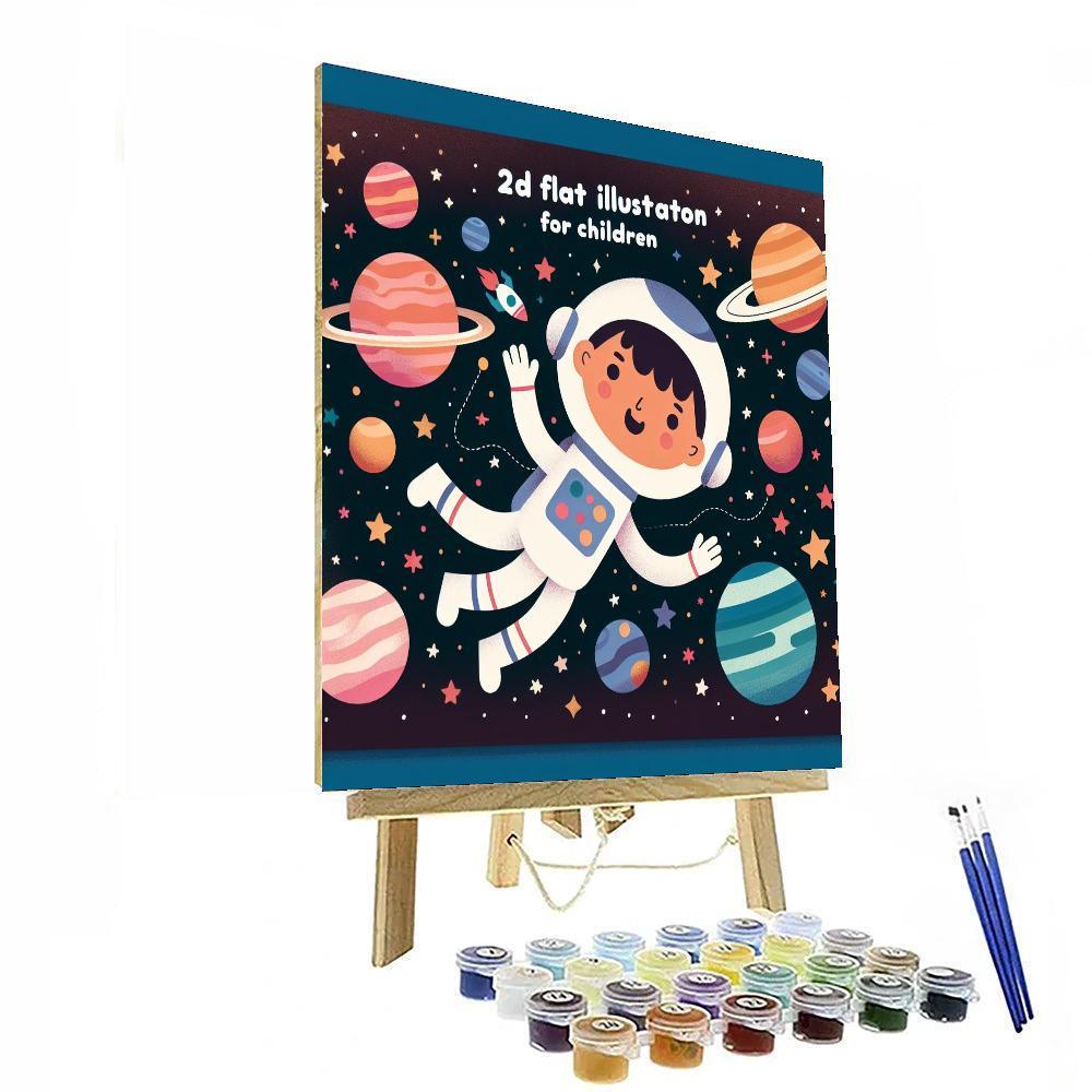 Outer Space Explorer Paint By Numbers Kits