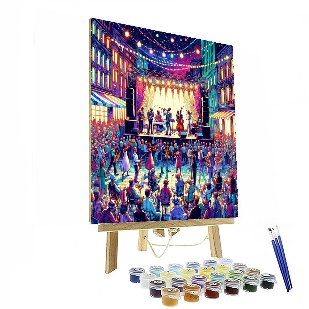 Festival Internacional De Jazz De Montreal - Montreal Numbered Painting Kits