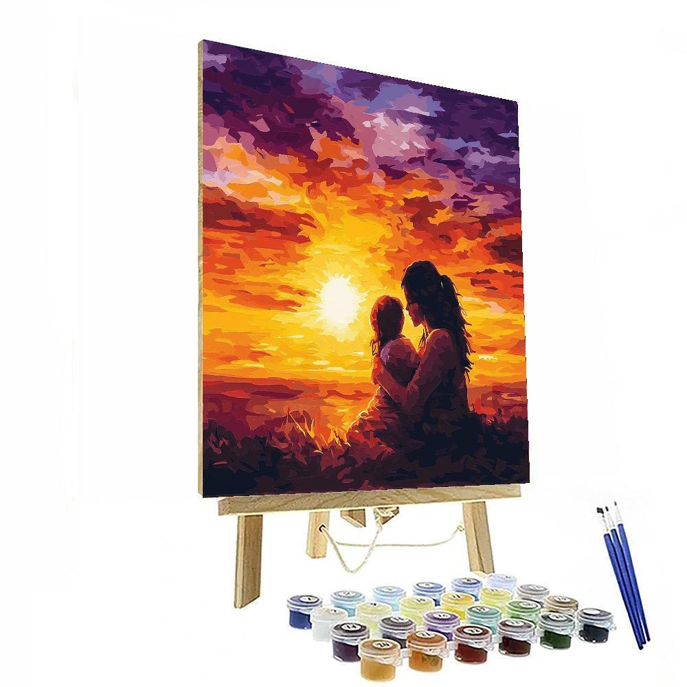 Sunset Snuggles Numbered Painting Kits
